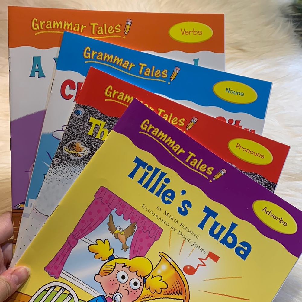 SALE!! Education Grammar Tales set of four.